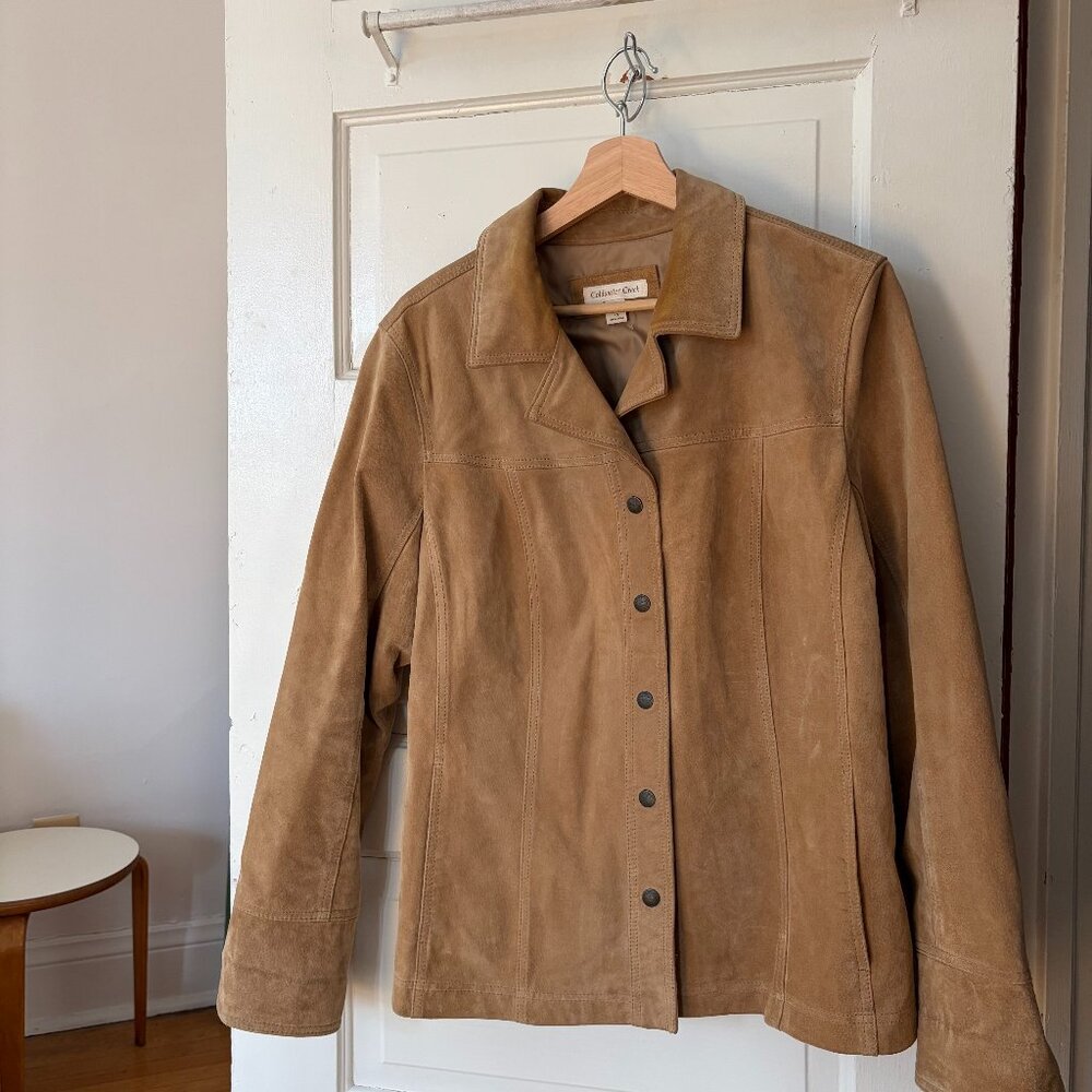 Coldwater Creek 100% Leather Women's Jacket SZ 1X (16W-18W)